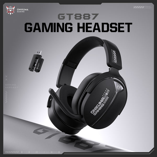 ‌GT887 Gaming Headset – Quad-Mode Connectivity, Long-Lasting Battery & Crystal-Clear Audio